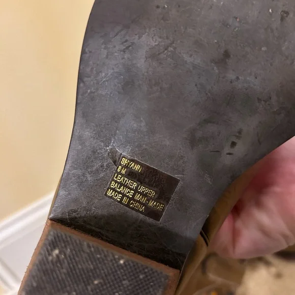 Steve Madden leather metallic gold stud detail slouch fringe cowgirl boots - Picture 13 of 13